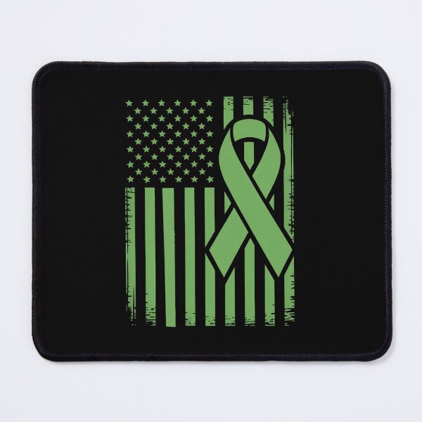 Item preview, American Flag Green Ribbon Dwarfism Awareness designed and sold by SIGORDESIGN.