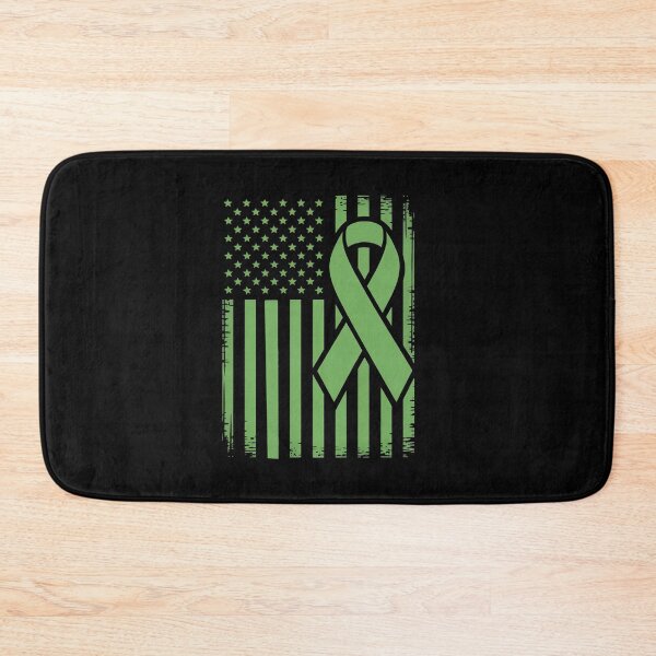Item preview, American Flag Green Ribbon Dwarfism Awareness designed and sold by SIGORDESIGN.
