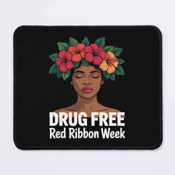 Item preview, Afro Black Woman Flowers Free Red Ribbon Week Awareness designed and sold by SIGORDESIGN.