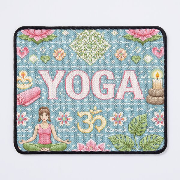 Item preview, Yoga, mindful meditation, knitting patterns designed and sold by Mauswohn.