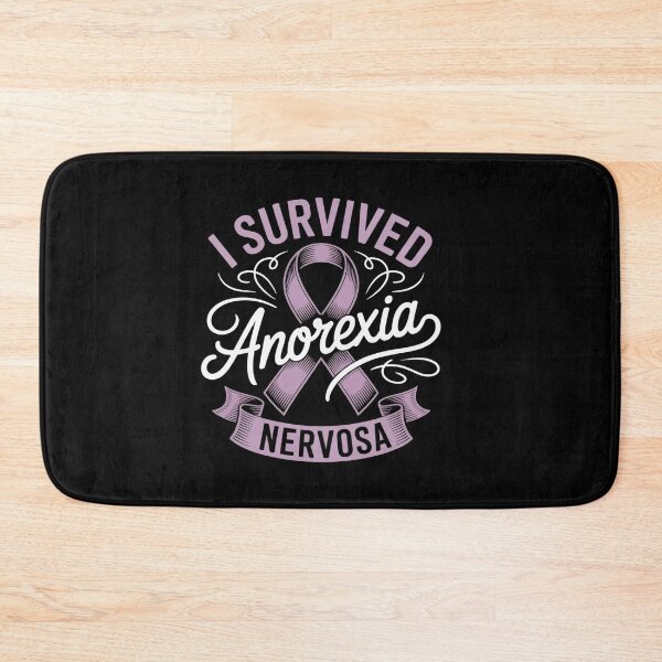 Item preview, Anorexia Nervosa Awareness Purple Ribbon Eating Disorder designed and sold by SIGORDESIGN.