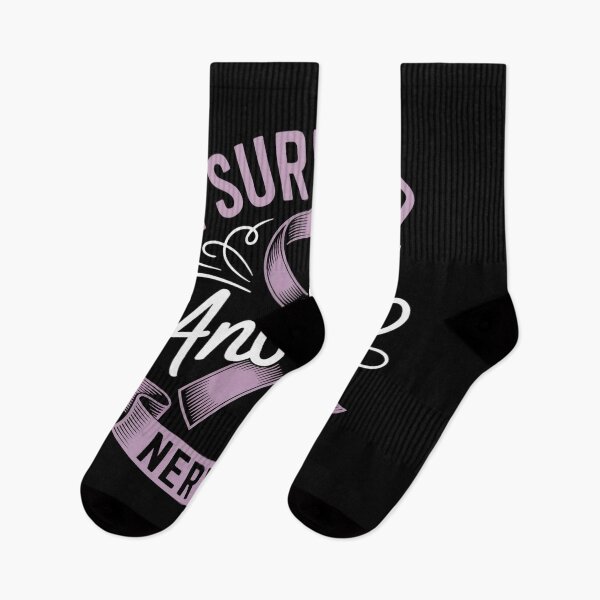 Item preview, Anorexia Nervosa Awareness Purple Ribbon Eating Disorder designed and sold by SIGORDESIGN.