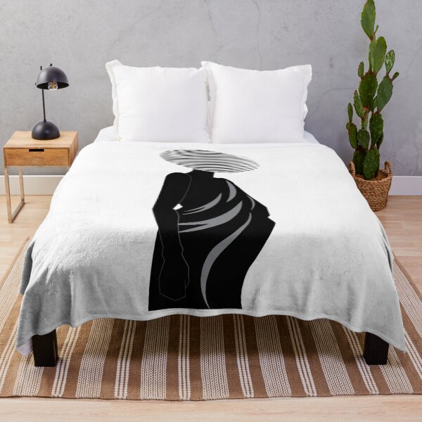 Item preview, The Minimalist Woman - Bold Black | The Muse in Shadow designed and sold by O1 Design.