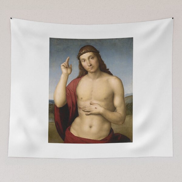 Item preview, Christ Blessing – Raphael High Renaissance designed and sold by Art Outlaws.