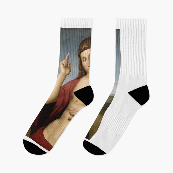 Item preview, Christ Blessing – Raphael High Renaissance designed and sold by Art Outlaws.