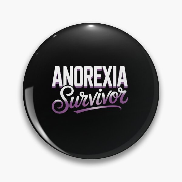 Item preview, Anorexia Survivor Awareness Eating Disorder Purple Ribbon designed and sold by SIGORDESIGN.
