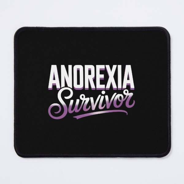 Item preview, Anorexia Survivor Awareness Eating Disorder Purple Ribbon designed and sold by SIGORDESIGN.