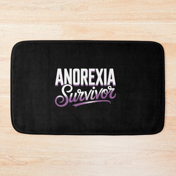 Item preview, Anorexia Survivor Awareness Eating Disorder Purple Ribbon designed and sold by SIGORDESIGN.