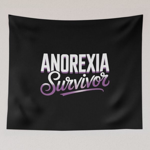 Item preview, Anorexia Survivor Awareness Eating Disorder Purple Ribbon designed and sold by SIGORDESIGN.