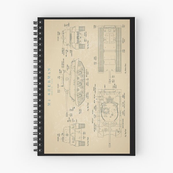 Item preview, M4 SHERMAN Medium Tank (Parchment) designed and sold by BGALAXY.