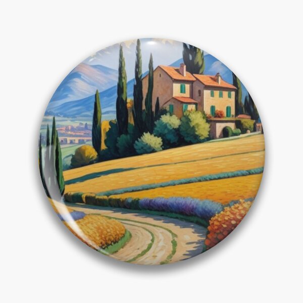 Item preview, Serene Mountain Valley and Warm Inviting Village – 01 designed and sold by Undersea Ai Art.