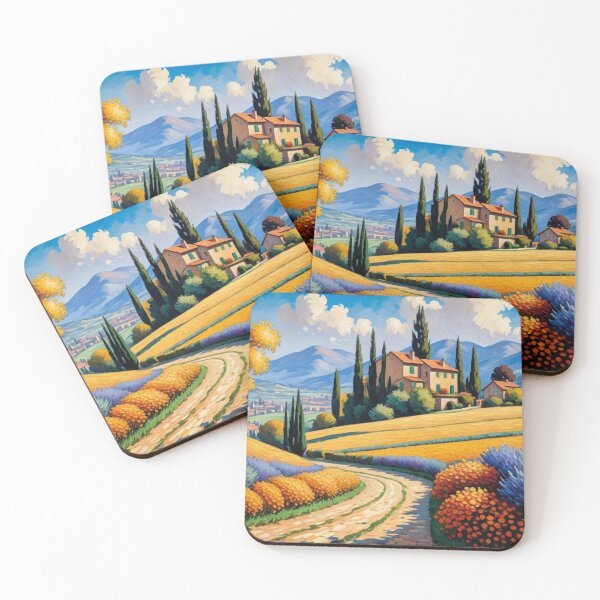 Item preview, Serene Mountain Valley and Warm Inviting Village – 01 designed and sold by Undersea Ai Art.
