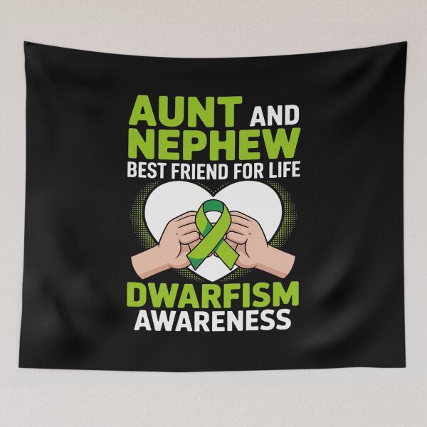 Item preview, AUNT AND NEPHEW BEST FRIEND OF LIFE DWARFISM AWARENESS designed and sold by SIGORDESIGN.