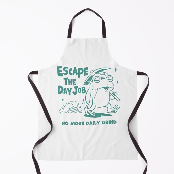 Item preview, Escape The Day Job ? Tired Frog Walking Away_WH designed and sold by AckeeWolf.