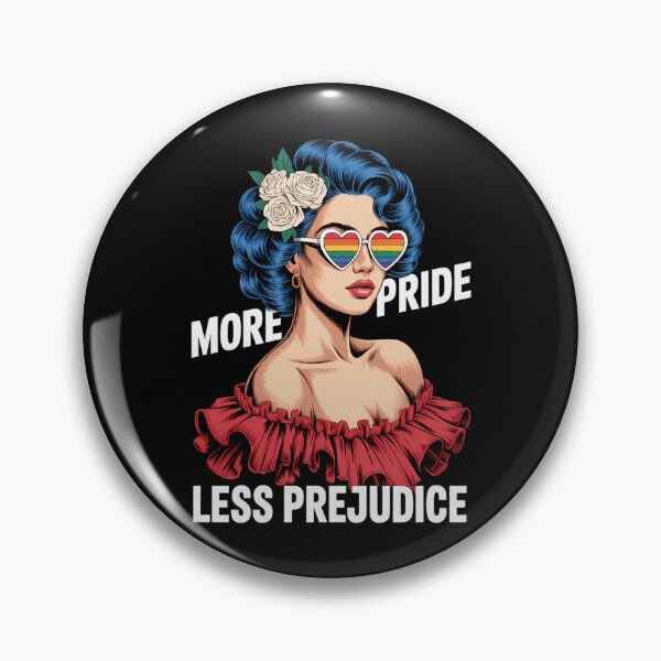Item preview, More Pride Less Prejudice Pride Month LGBTQ designed and sold by IdunayaStore.