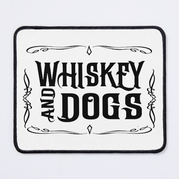 Item preview, Whiskey and Dogs; designed and sold by StickerApe.