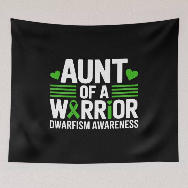 Item preview, Aunt Dwarfism Awareness Green Ribbon Little People Related designed and sold by SIGORDESIGN.