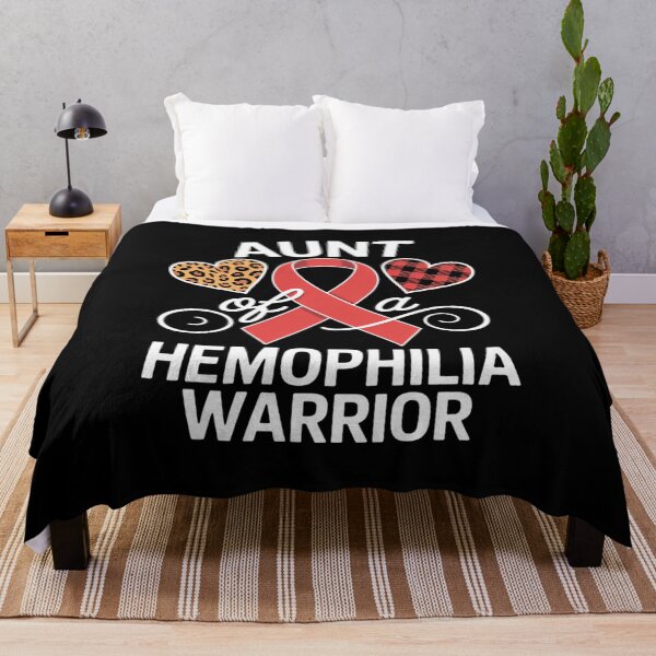 Item preview, Aunt Hemophilia Awareness Leopard Buffalo Plaid Family designed and sold by SIGORDESIGN.