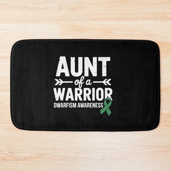 Item preview, Aunt Of A Warrior, Green Ribbon Dwarfism Awareness designed and sold by SIGORDESIGN.