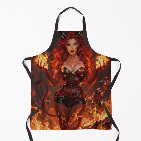 Item preview, Red Horned Demon Woman designed and sold by CathryneDelamort.