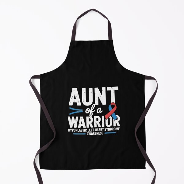 Item preview, Aunt Of A Warrior, Red Blue Ribbon HLHS Awareness designed and sold by SIGORDESIGN.