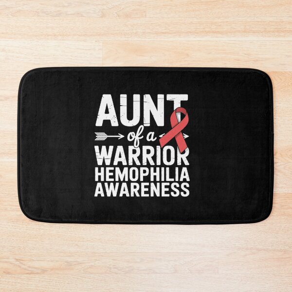Item preview, Aunt Of A Warrior, Red Ribbon Hemophilia Awareness designed and sold by SIGORDESIGN.