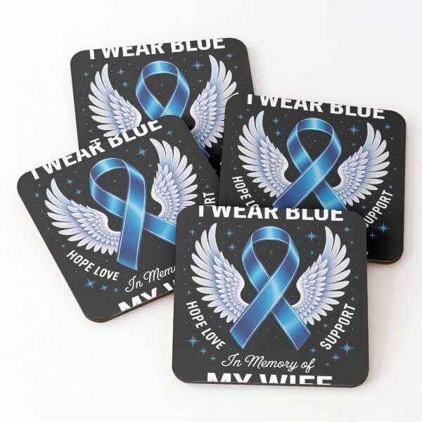 Item preview, I Wear Blue In Memory of Wife Colon Cancer Awareness designed and sold by lamsaoniutoi.