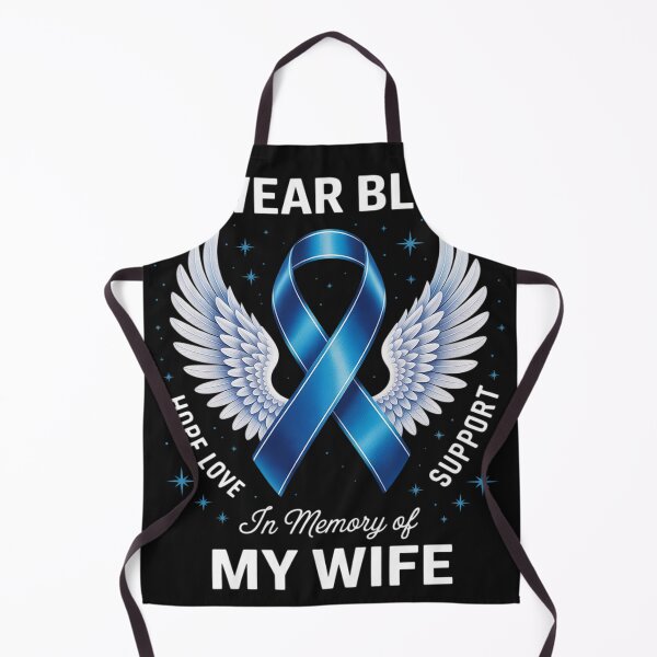 Item preview, I Wear Blue In Memory of Wife Colon Cancer Awareness designed and sold by lamsaoniutoi.