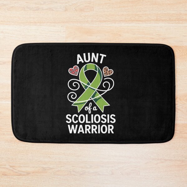 Item preview, Aunt Scoliosis Awareness Leopard Buffalo Plaid Family designed and sold by SIGORDESIGN.