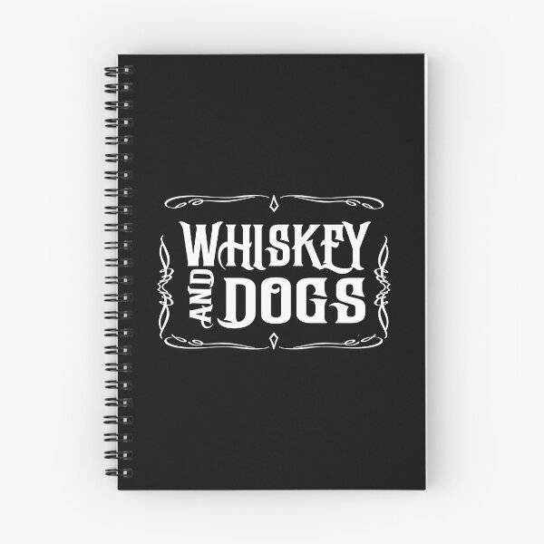 Item preview, Whiskey and Dogs; White Fonts; designed and sold by StickerApe.
