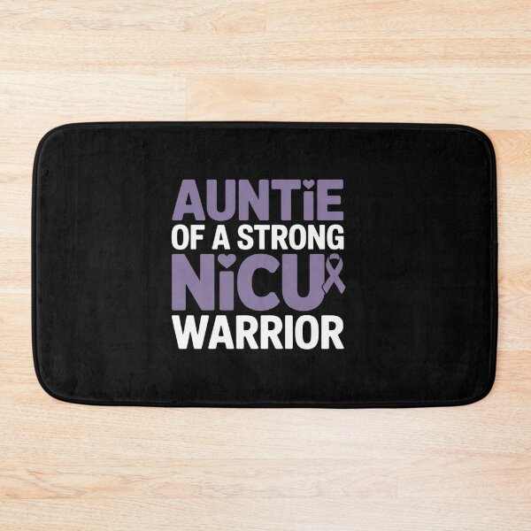 Item preview, Auntie NICU Warrior Baby Prematurity Awareness Preemie Aunt designed and sold by SIGORDESIGN.