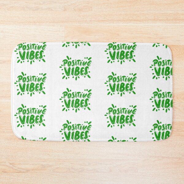 Item preview, Positive Vibes Only Green Quote – Positive Mindset Wall Art designed and sold by FunnyNest.