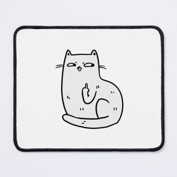 Item preview, Middle Finger Cat designed and sold by crystalthurmond.