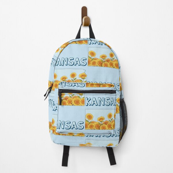Item preview, Kansas Sunflowers, The Sunflower State Vintage Floral Map designed and sold by mashmosh.