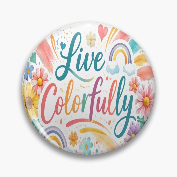 Item preview, Colorful Live Colorfully Design designed and sold by ColorfulCulture.