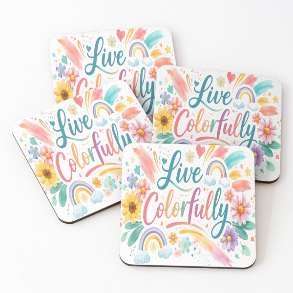 Item preview, Colorful Live Colorfully Design designed and sold by ColorfulCulture.