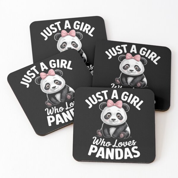Item preview, Just A Girl Who Loves Pandas Cute Kawaii Panda designed and sold by FaithAbbott.
