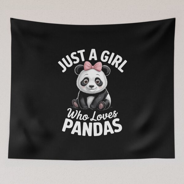 Item preview, Just A Girl Who Loves Pandas Cute Kawaii Panda designed and sold by FaithAbbott.