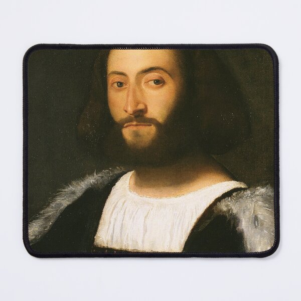 Item preview, Portrait of a Man – Titian High Renaissance designed and sold by Art Outlaws.