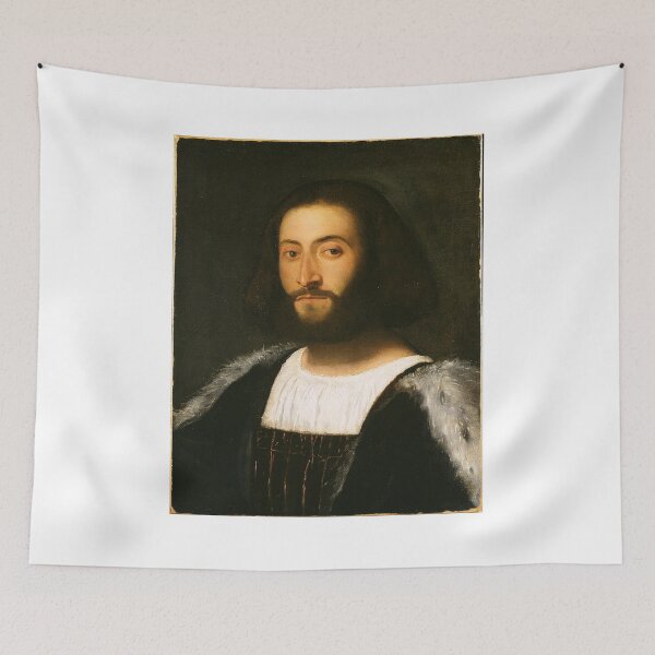 Item preview, Portrait of a Man – Titian High Renaissance designed and sold by Art Outlaws.