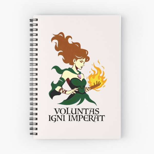 Item preview, Voluntas Igni Imperat Magic Fire Sorceress Fantasy Art designed and sold by SplashTastic.