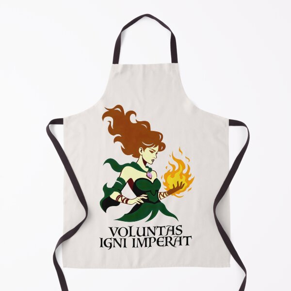 Item preview, Voluntas Igni Imperat Magic Fire Sorceress Fantasy Art designed and sold by SplashTastic.