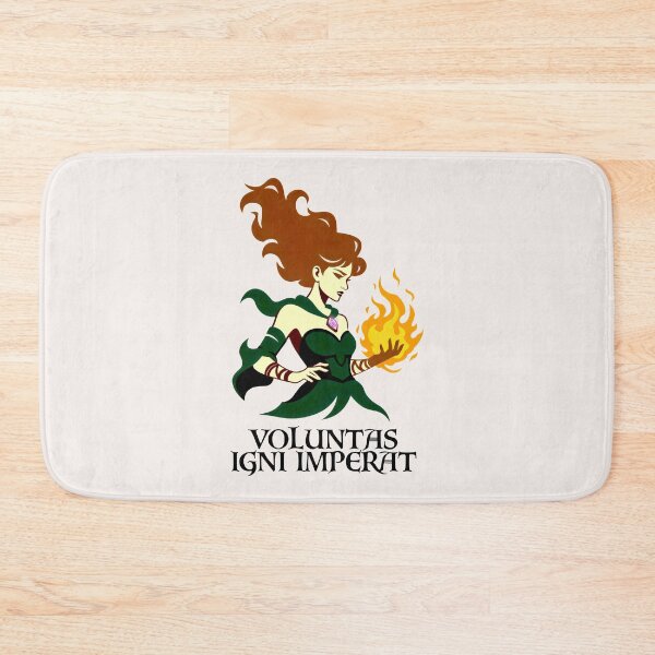 Item preview, Voluntas Igni Imperat Magic Fire Sorceress Fantasy Art designed and sold by SplashTastic.