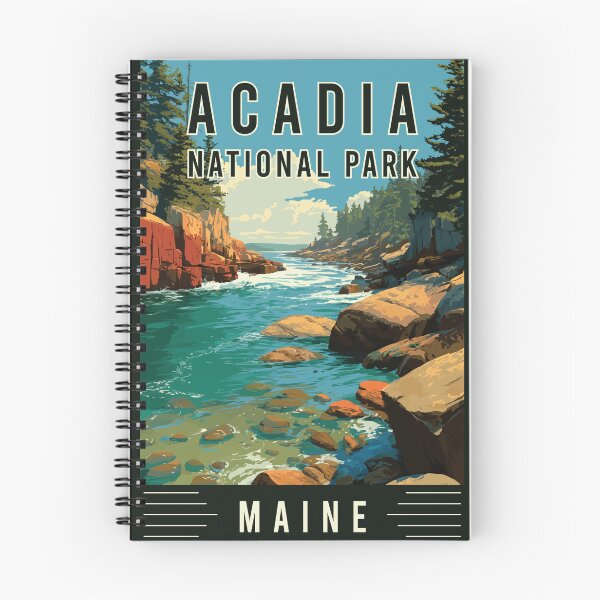 Item preview, Experience Rugged Coastlines and Scenic Mountain Views of Acadia National Park in Maine - Travel Art designed and sold by turtlestart.