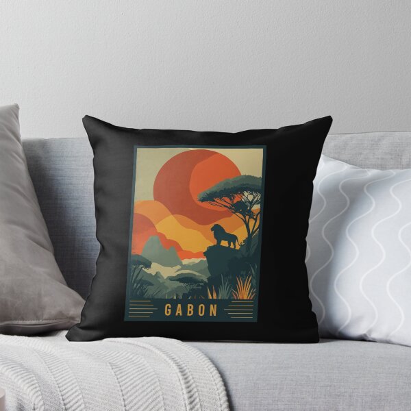 Item preview, Experience Untouched Rainforests and Wild African Coastlines of Gabon - Travel Art designed and sold by turtlestart.