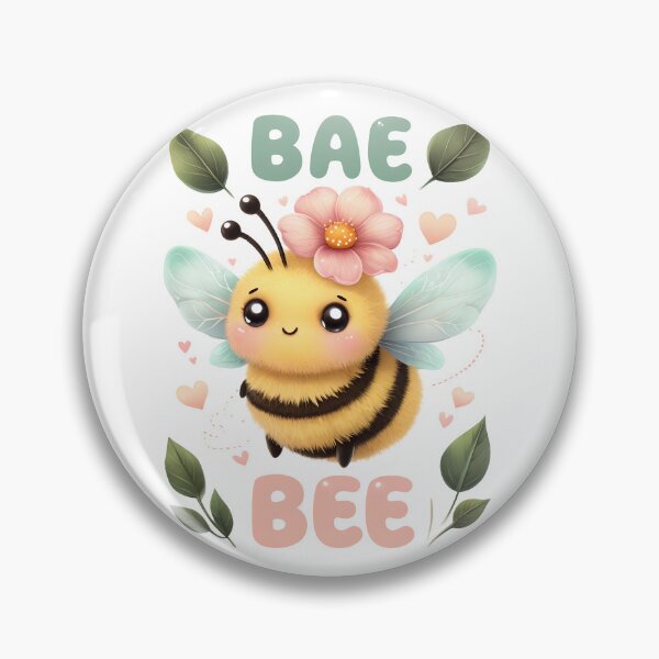 Item preview, BAE BEE Cute Fluffy Bee Love Design designed and sold by LunaPixelStudio.