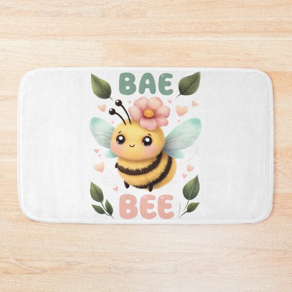 Item preview, BAE BEE Cute Fluffy Bee Love Design designed and sold by LunaPixelStudio.