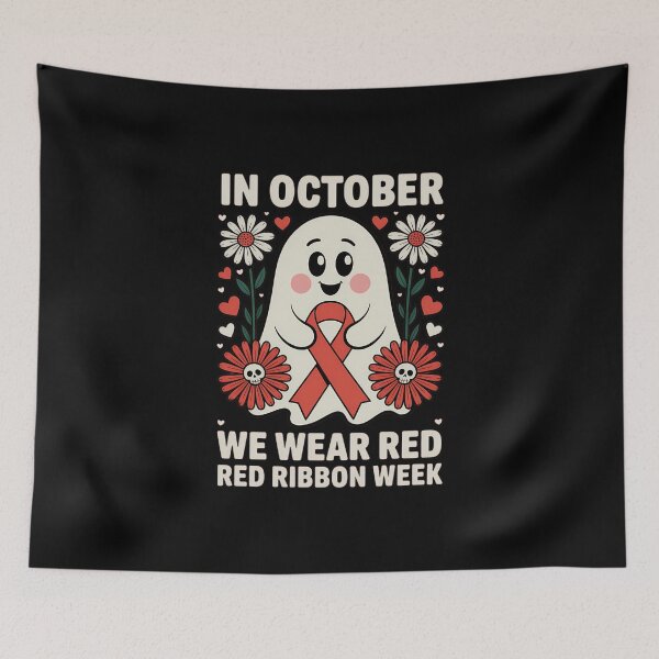 Item preview, in October We Wear Red Ribbon Week Awareness  designed and sold by FaithAbbott.