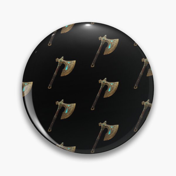 Item preview, Ancient Golden Mythic Axe | Norse Fantasy Warrior Wall Art & Gaming Decor designed and sold by MonaRose_Art.