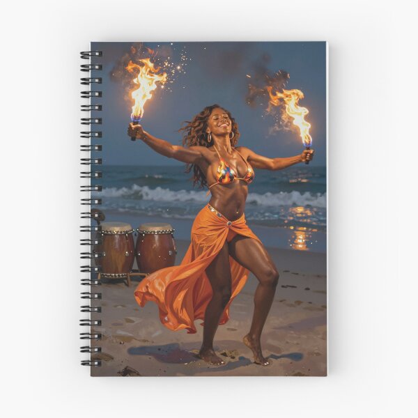 Item preview, Flame Dancer Bikini Beach designed and sold by CathryneDelamort.